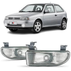 Par/Un Farol Auxiliar Gol Saveiro Parati G2 1995 1996 1997 1998 1999 Lente Vidro