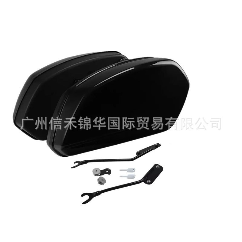 Adequado para Harley Soft Tail Street Fighter luway luway S modificado luway ST mesmo estilo caixa lateral liberação ráp