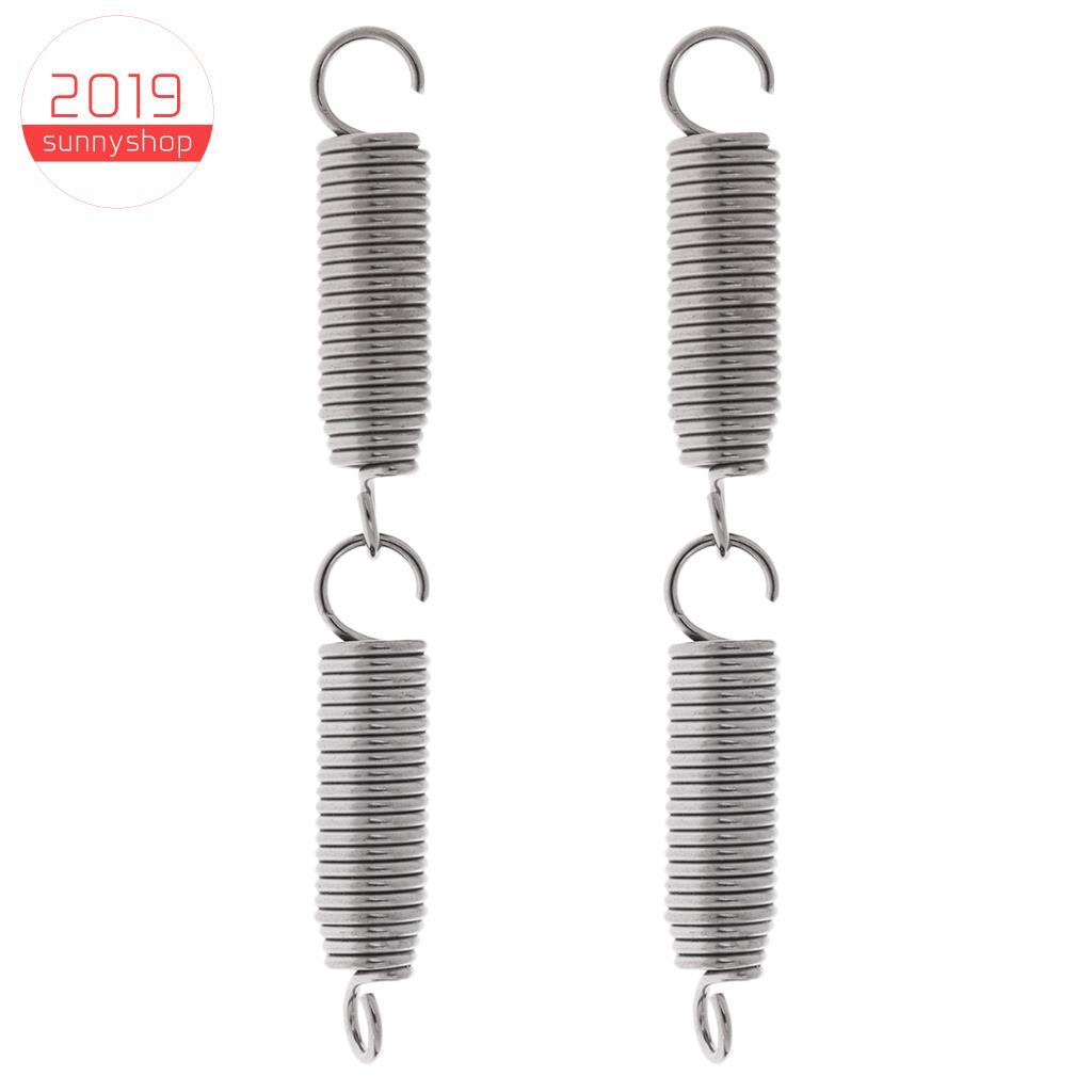 [Bestseller S] 4 Peças Pedal De Tambor Martelo Mallet Molas Prata Resposta Rápida Mola