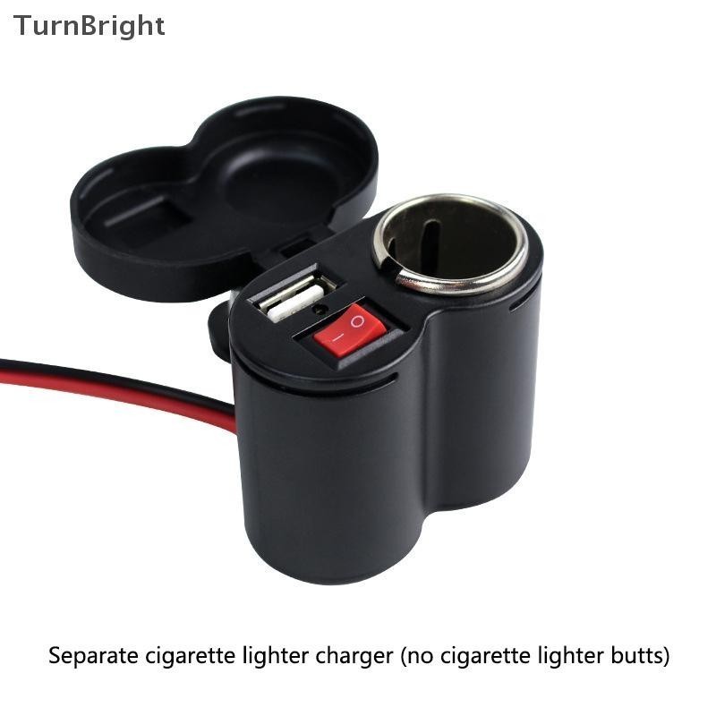Tomada USB Carregador Celular Moto Motoboy Universal 12v Acendedor Cigarro