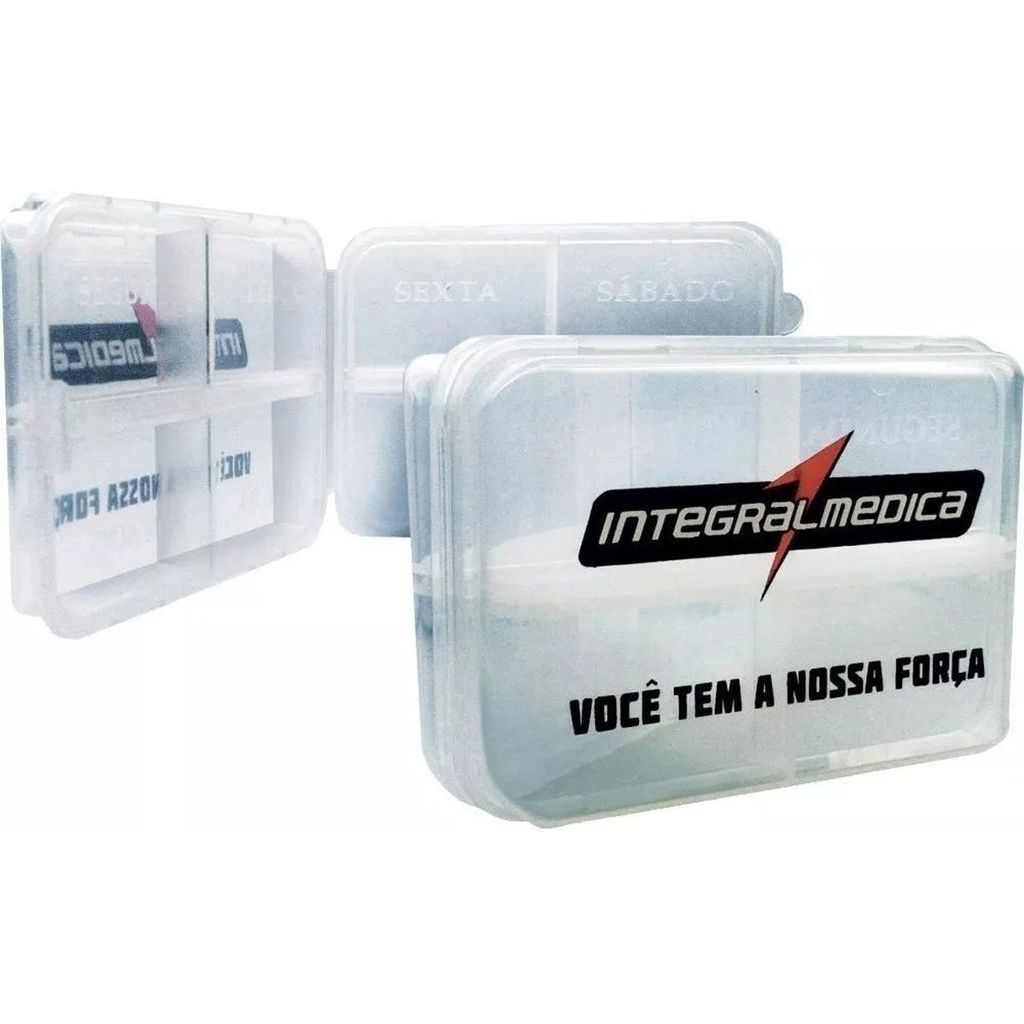Porta Cápsula Transparente - IntegralMédica em Oferta na Shopee