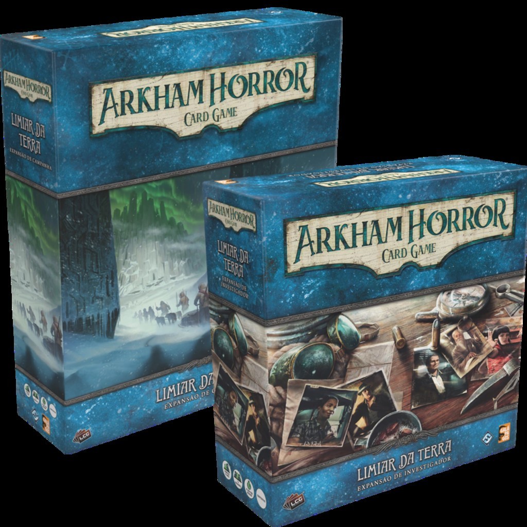 Combo Limiar da Terra Campanha E Investigador - Expansão Arkham Horror Card Game