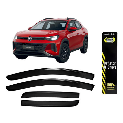 Calha De Chuva Defletor Vw Tera 2025 2026 4 Portas