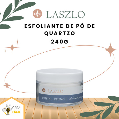 Cristal Peeling Esfoliante de Pó de Quartzo 240g - Laszlo
