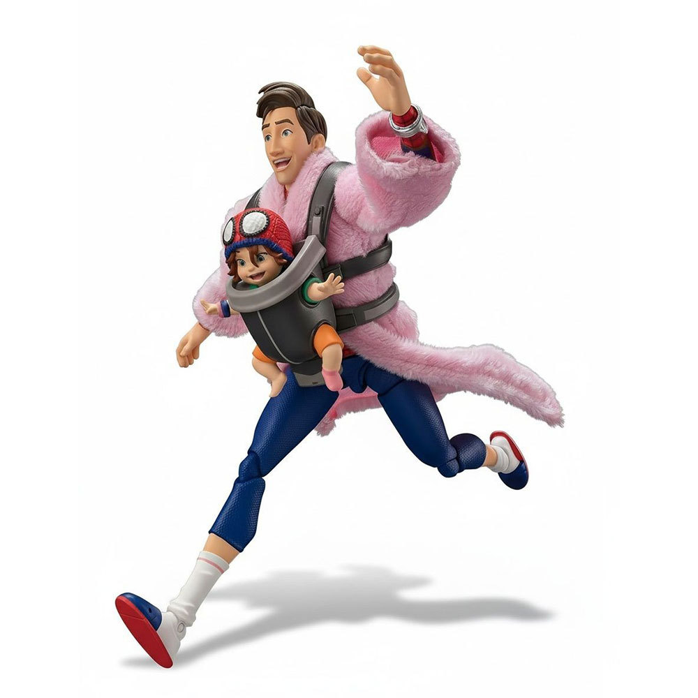 PETER B.PARKER & MAYDAY PARKER - SPIDER-MAN ACROSS THE SPIDER-VERSE - S.H.FIGUARTS  - BANDAI