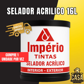 Selador Acrilico Profissional Branco Interno e Externo 3,6L 16L Império Fundo Preparador de Paredes em Oferta na Shopee