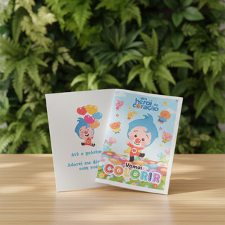 MINI Livro de colorir 15x10cm Tema personalizado HERÓI DO CORAÇÃO - Lembrancinha Festa  Aniversário