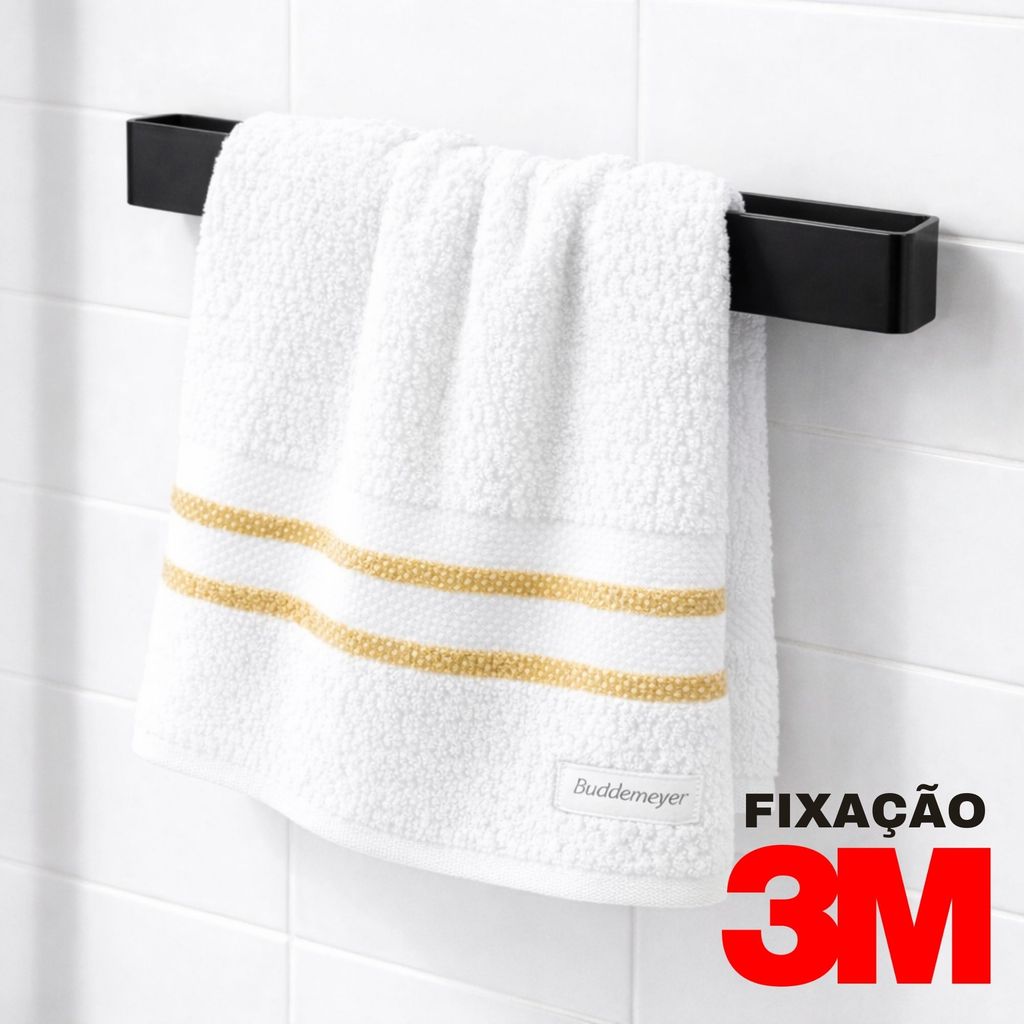 Toalheiro Suporte de Toalha Acrílico Banheiro Parede Prático em Oferta na Shopee