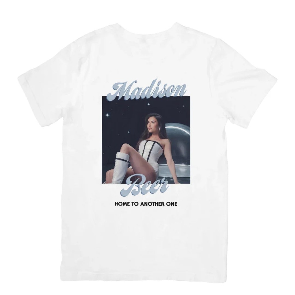 Tshirt Feminina Madison Beer Coração Voz Lançamento Camiseta 100% Algodão Camisetão Solta Plus Size Camiseta-Estampaê