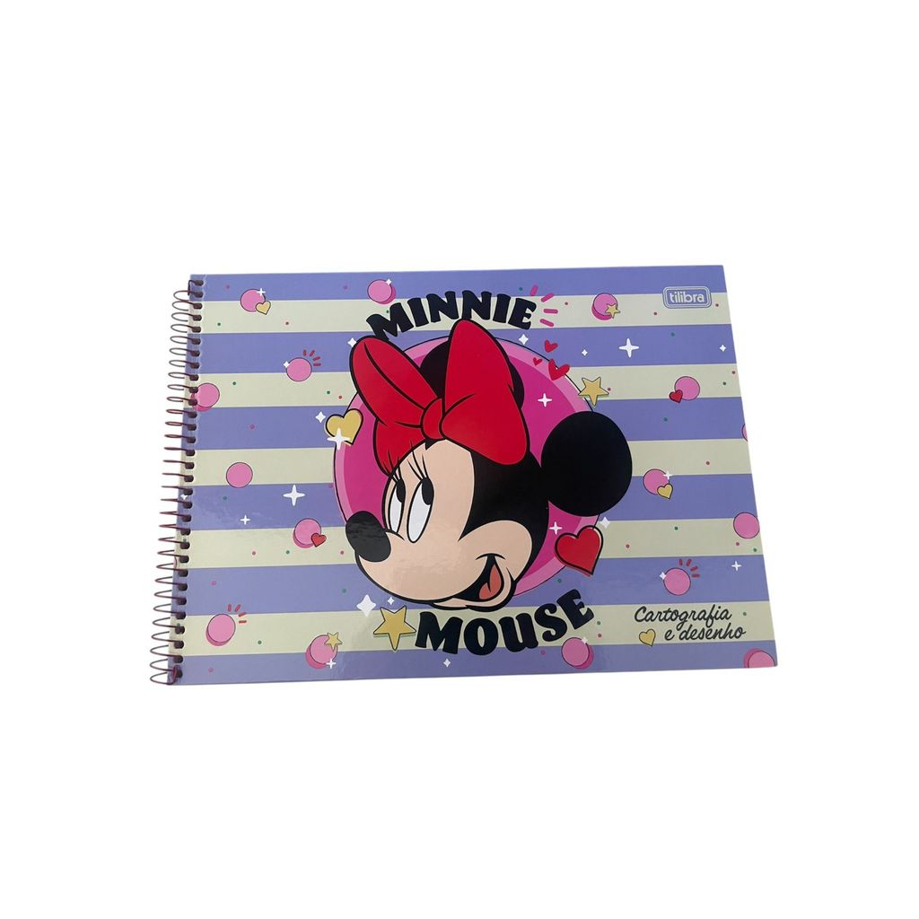 Caderno de Cartografia e Desenho de 80 folhas da Minie