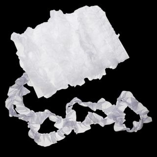 letsinstyle 10 Jardas 0,78 Polegadas Organza Renda Plissada com Babados, Fita de Renda com Babados, Fitas de Tule Retrô 