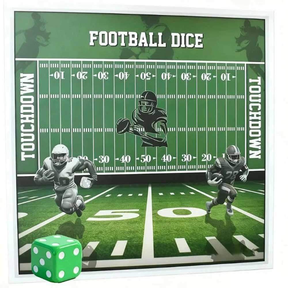 Football Dice Game Portable Football Dice Game Fun Pvc Desktop Game — R$ 58,81 em Shopee, 49% OFF