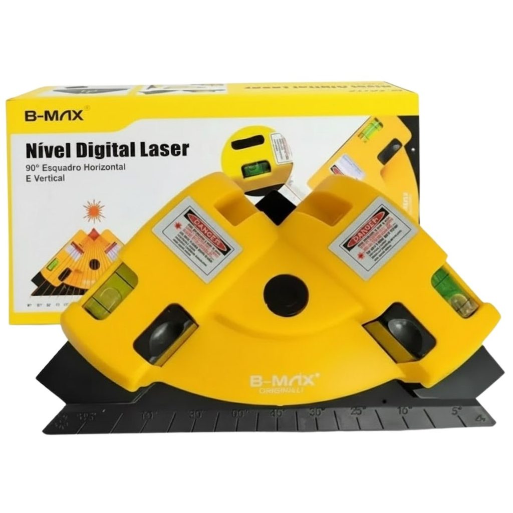 Nível Digital Laser 90º Esquadro Horizontal e Vertical