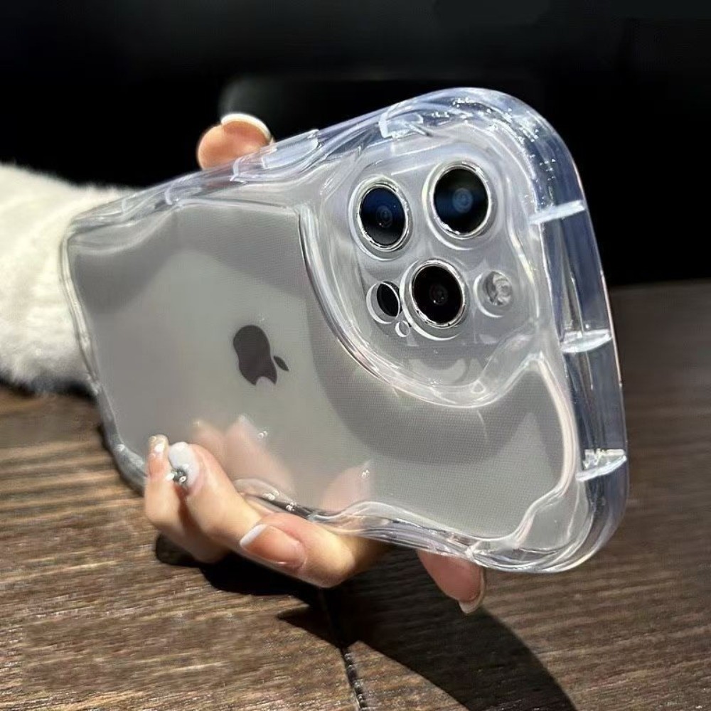 Capa Transparente Para iPhone 17 16 15 13 11 14 12 11 Pro Max Plus Air XR Xs SE