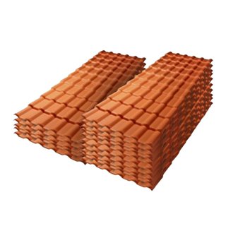 Kit com 15 Telhas PVC Plan Precon 2,42x0,88m em Oferta na Shopee