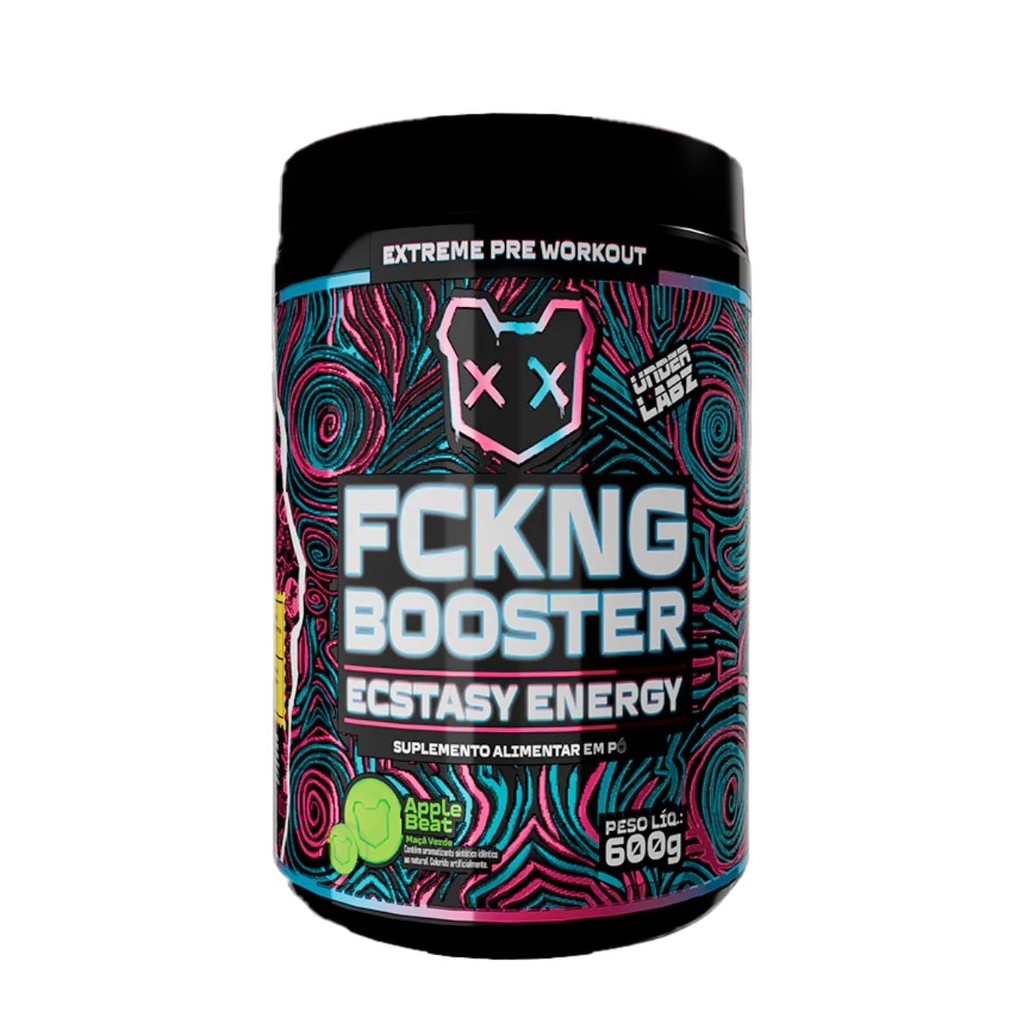 Pré Treino Under Labz Fckng Booster Ecstas Energy Alta Potência 600g em Oferta na Shopee