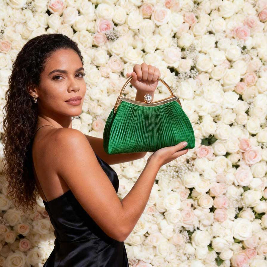 Bolsa Clutch Festa Verde Sofisticada com Alça Transversal para Formatura e Jantar Noturno Y1125 em Oferta na Shopee