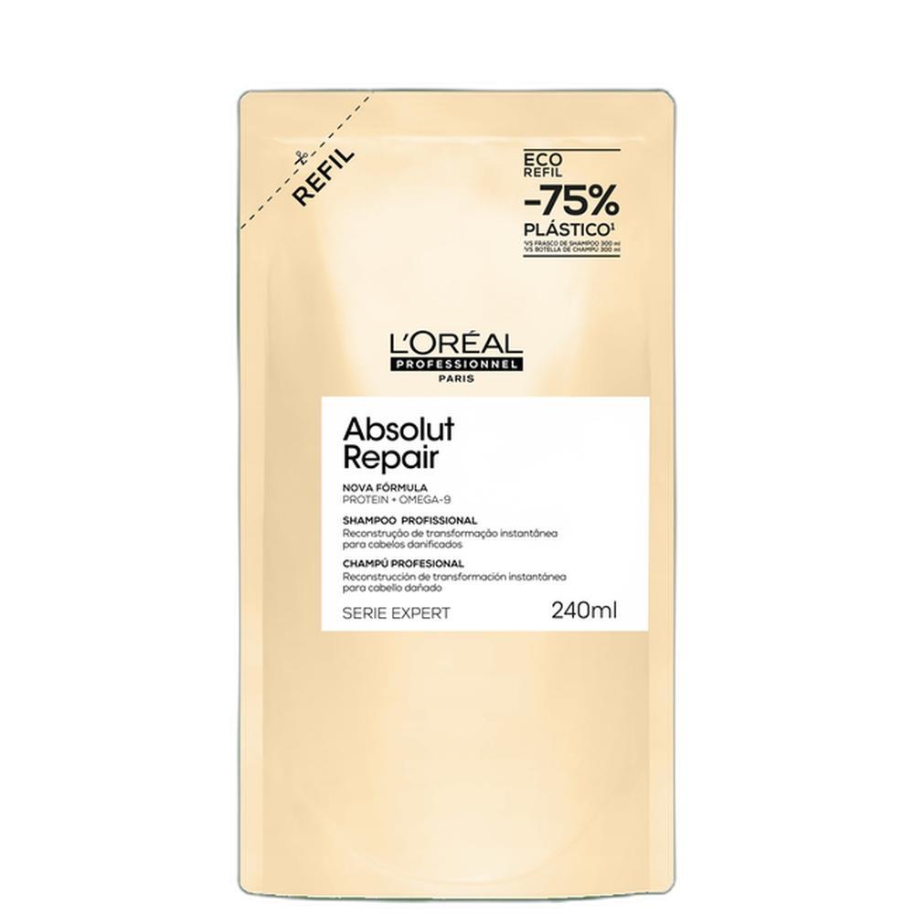 L'Oréal Professionnel Serie Expert Absolut Repair Omega-6 + Protein Refil - Shampoo 240ml em Oferta na Shopee