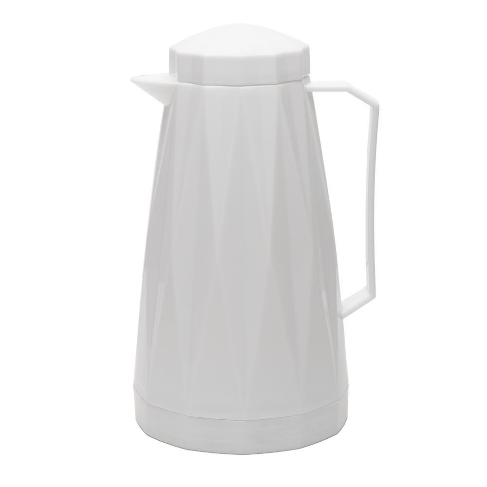 Garrafa Térmica Diamond 400ml Branca Plástico Lyor