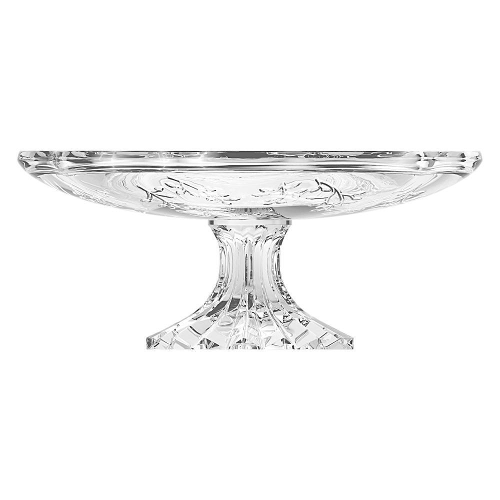 Prato para Bolo com Pé New Butterfly Lyor Cristal Ecológico em Oferta na Shopee