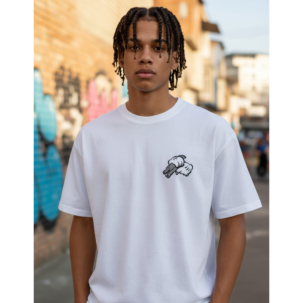 Camisa Camiseta Favela Quebrada Mandrake Destravando A Glock