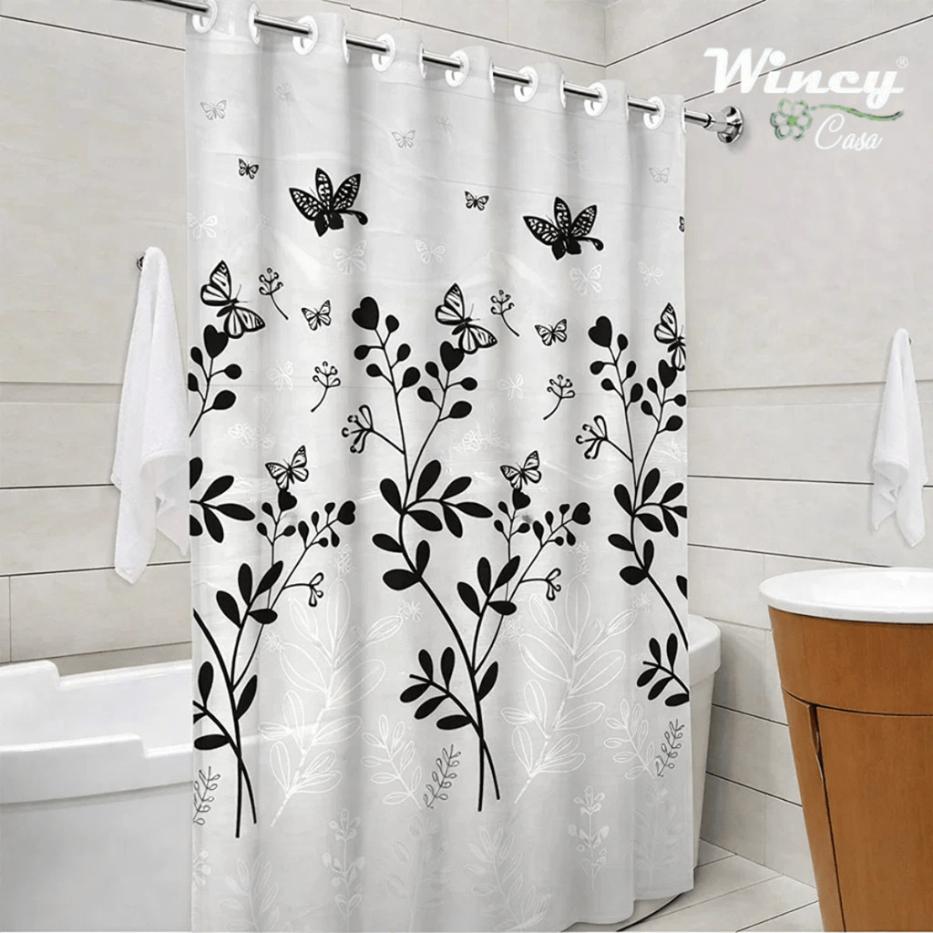 Cortina de Box 1,80x1,80m Estampas Variadas - Wincy Casa / Banheiro Organização Elegante