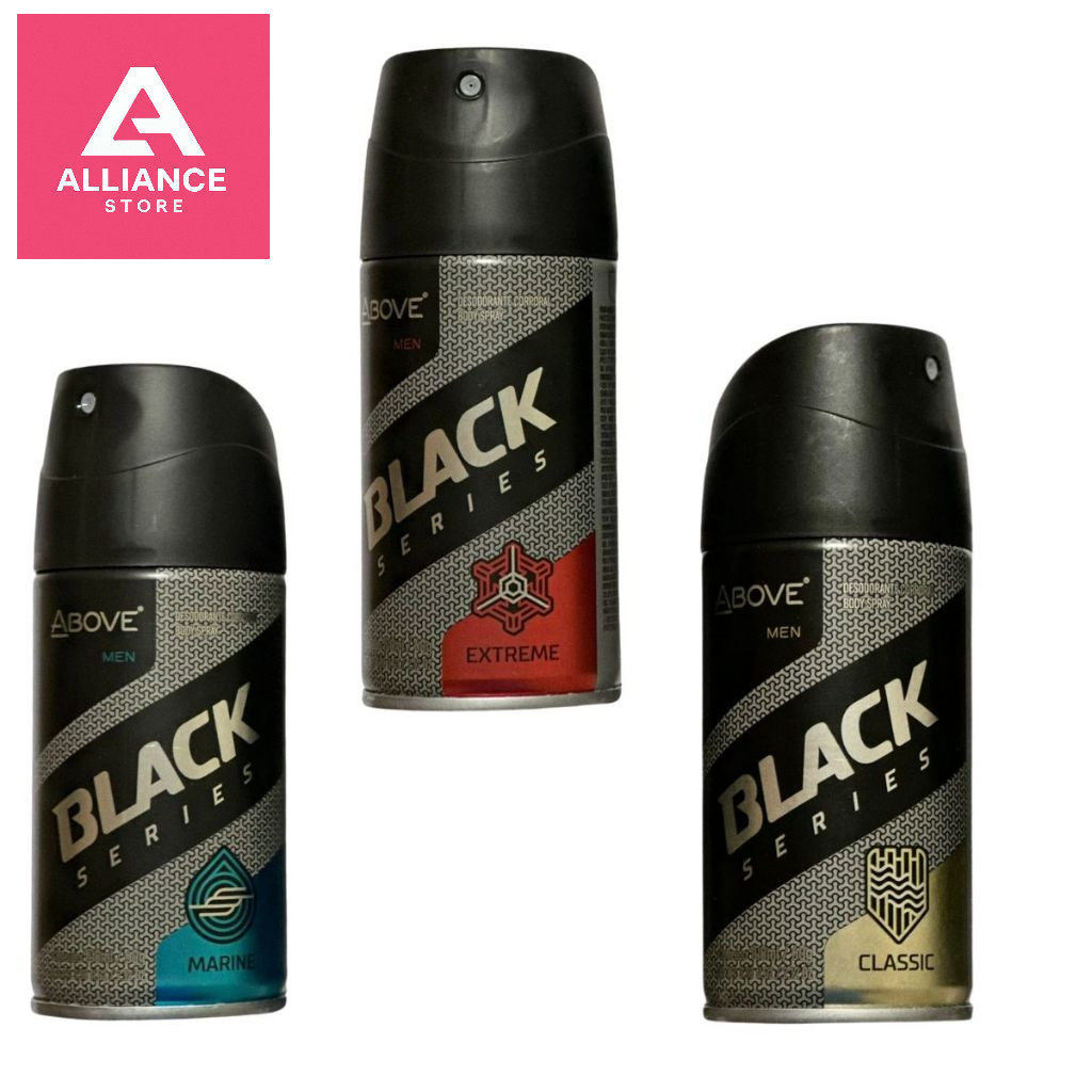 Kit Above Men Black Series Desodorante Aerosol Antitranspirante 100ml - 3 unidades em Oferta na Shopee