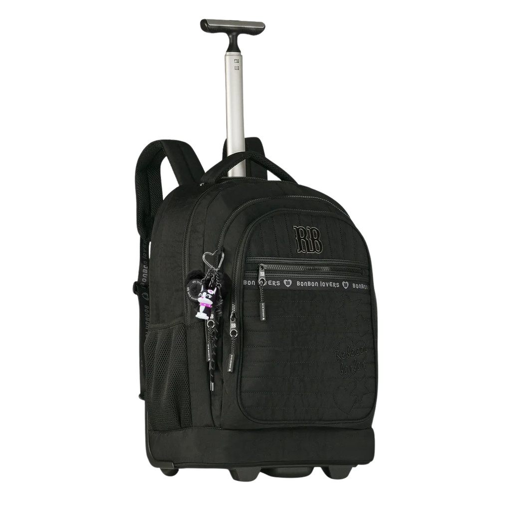 Mochila Com Rodas Notebook Rebecca Bonbon 32 Litros Preto