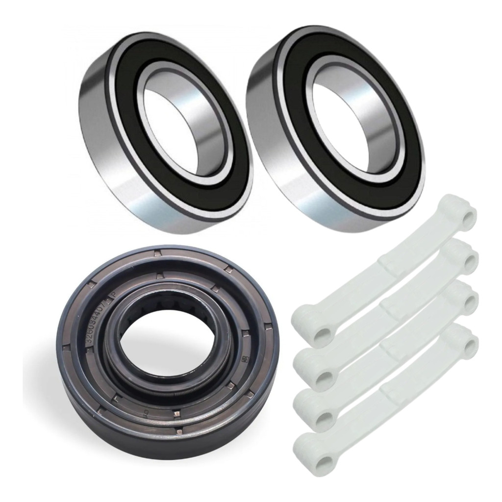 Kit Retentor Rolamentos 6006 Origi Lavadoras Brastemp e Consul Bwl11 Bwh15 Bwg Bwc11 Bwk11 C/ Graxa