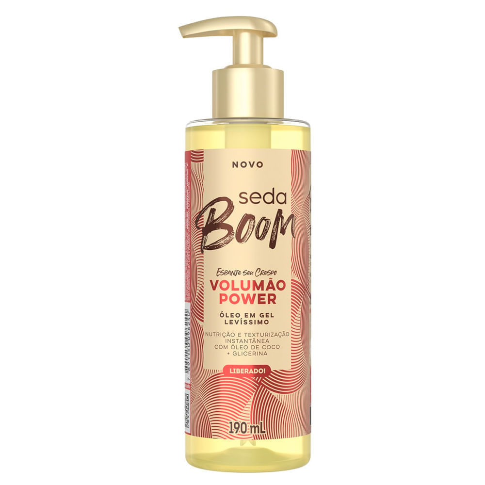 Óleo Em Gel Seda Boom Volumão Power 190ml