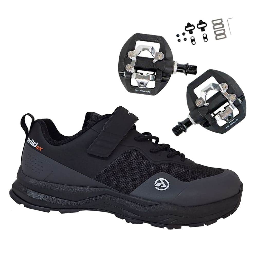 Sapatilha Mtb Ciclismo Absolute Wild Ex + Pedal Absolute Dual Clip