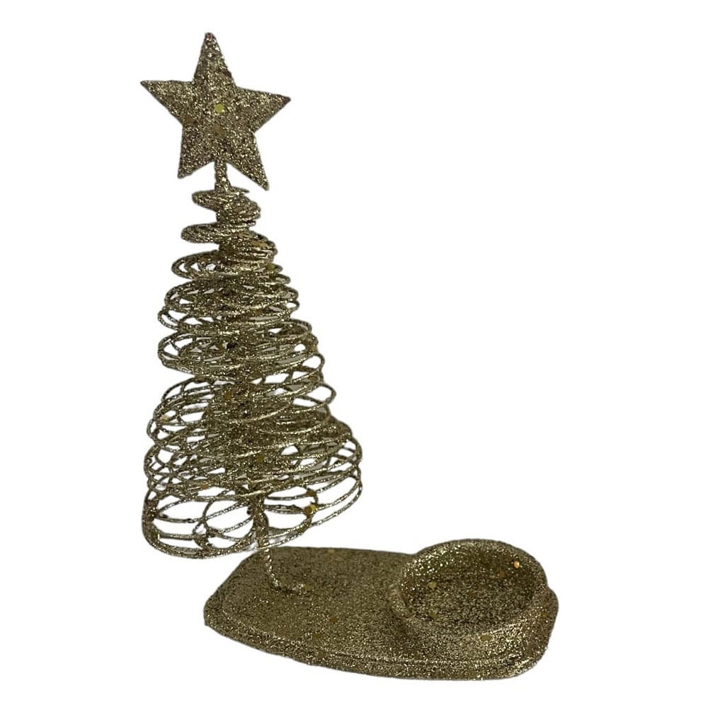 Porta vela Árvore Natal CV244560 Cazza em Oferta na Shopee