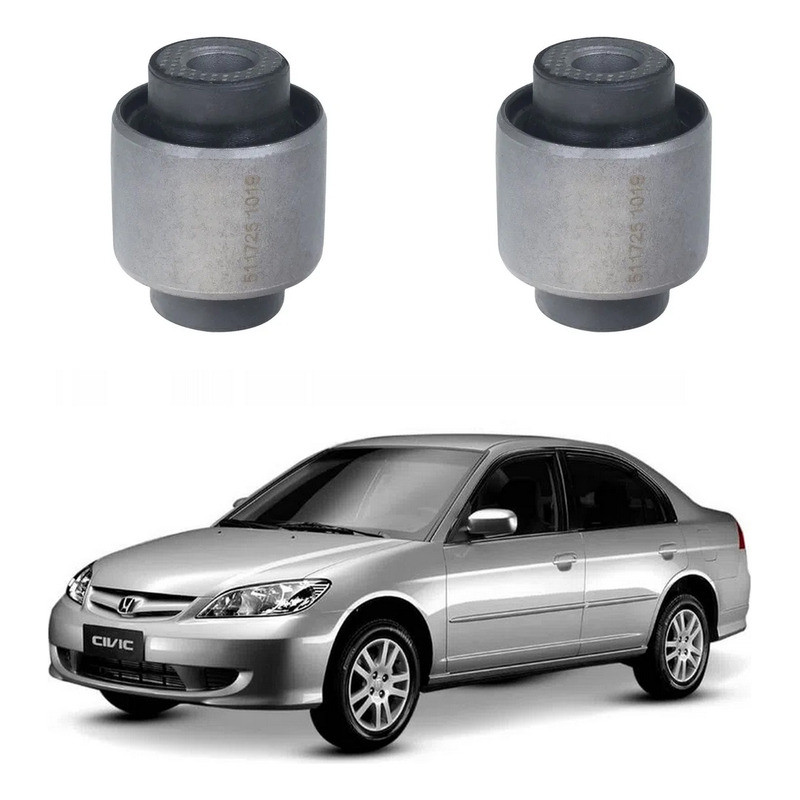 Par Bucha Eixo Traseiro Civic 1.7 2004 A 2006