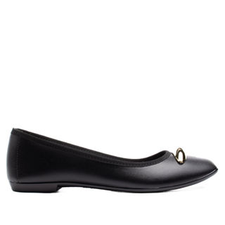 Sapatilha Feminina Moleca Bico Quadrado Preto em Oferta na Shopee