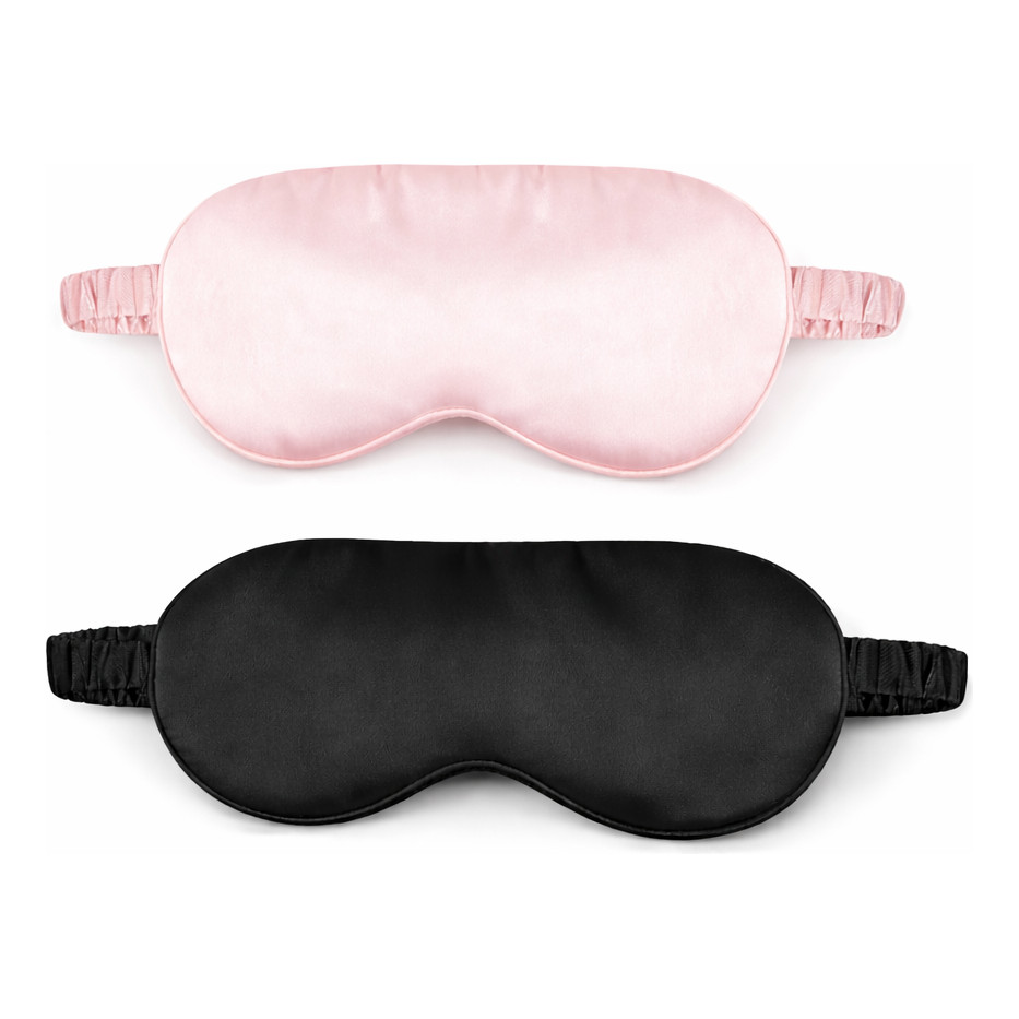 Imagem Máscara Para Dormir Blackout Cetim Macio Toque De Seda
