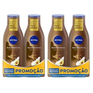 Kit 2 Deo Hidratante Nivea Beleza Radiante Cuidado Intenso Pele Negra Hidratacao Profunda 2 Unidades com 400ml Cada em Oferta na Shopee