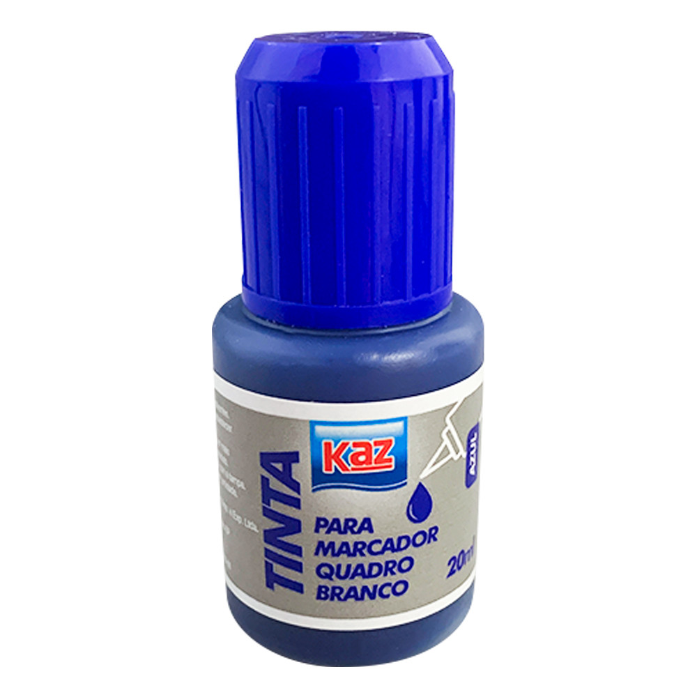 Tinta Para Recarga De Pincel Quadro Branco Kaz Azul - 1 Un em Oferta na Shopee