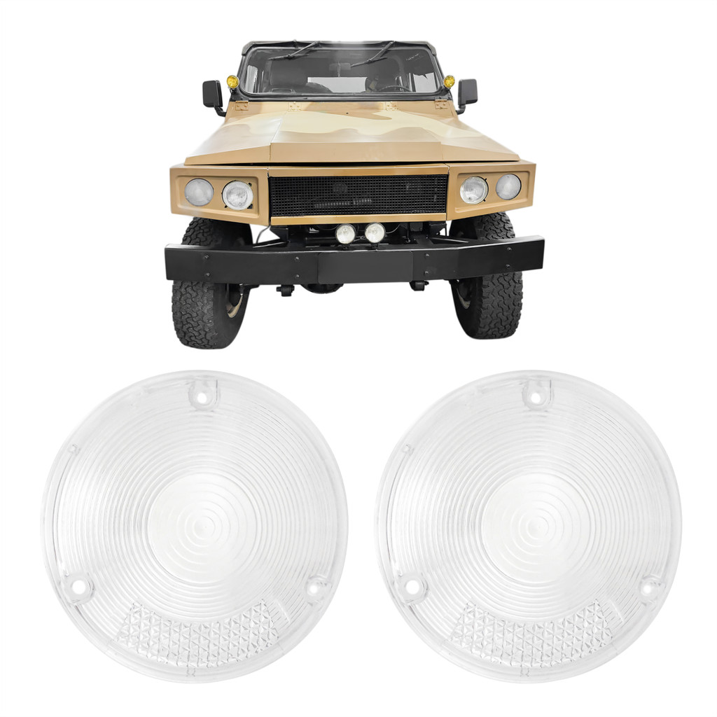 Kit 2 Lente de Lanternas Traseiras CRISTAL Engesa Militar 75 76 77 78 79 80 81 82 83 84 85L