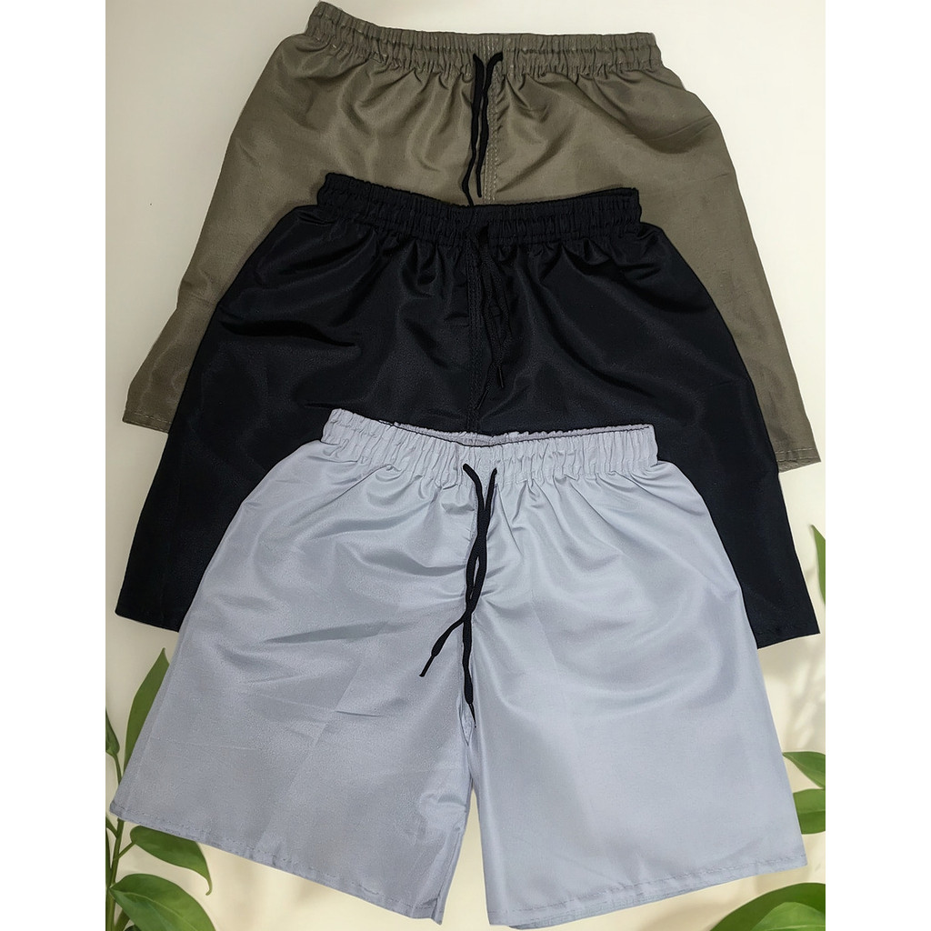 Kit 3 Shorts Tactel Header Meninos Tamanho E Conforto Ideal Infantil