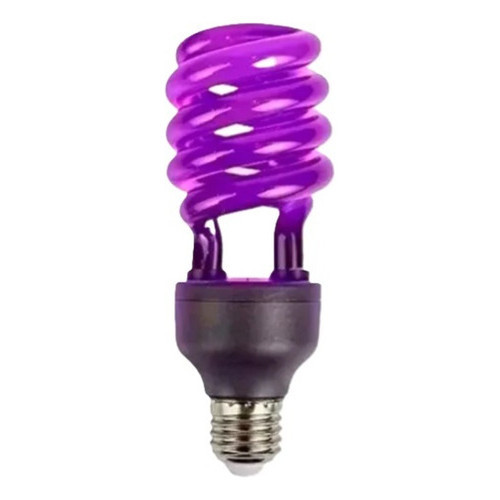 Lâmpada UV Luz Negra Baixa Energia E27 – AC 220V | Festas, DJ, Neon e Decoração