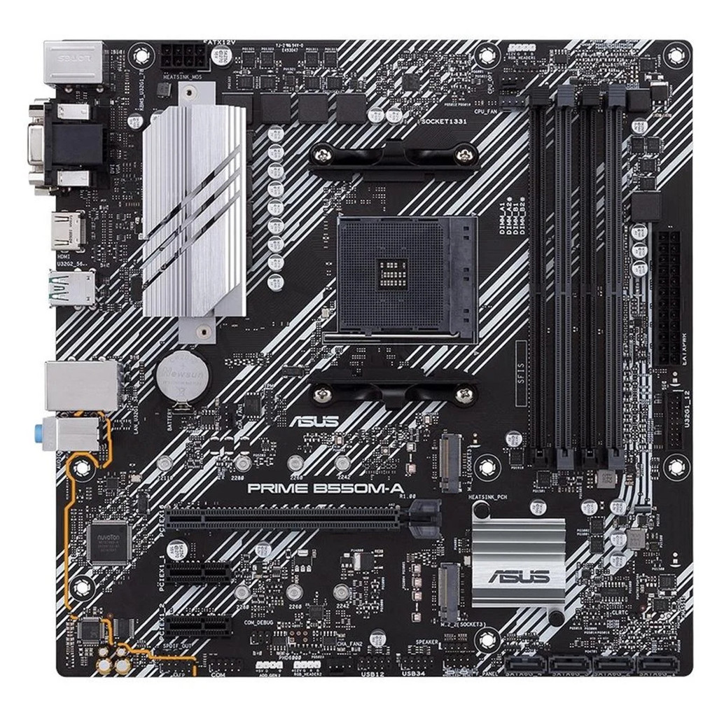 Placa Mãe Asus Prime B550M-A, AMD AM4, mATX, DDR4 em Oferta na Shopee