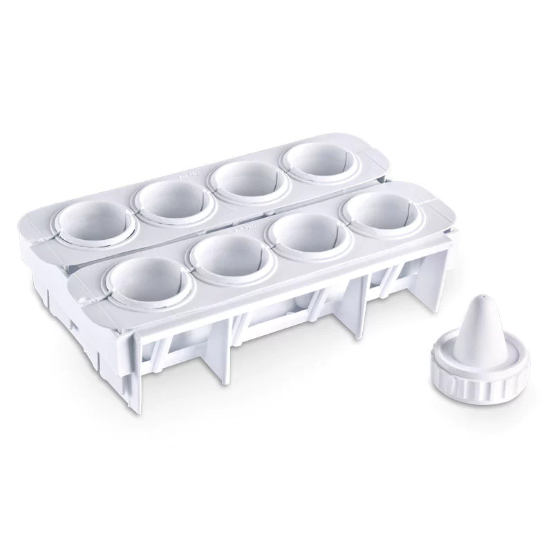 Formas Fábrica de Coxinhas Salgado Modelador 8 Coxinhas Prático — imagem 1