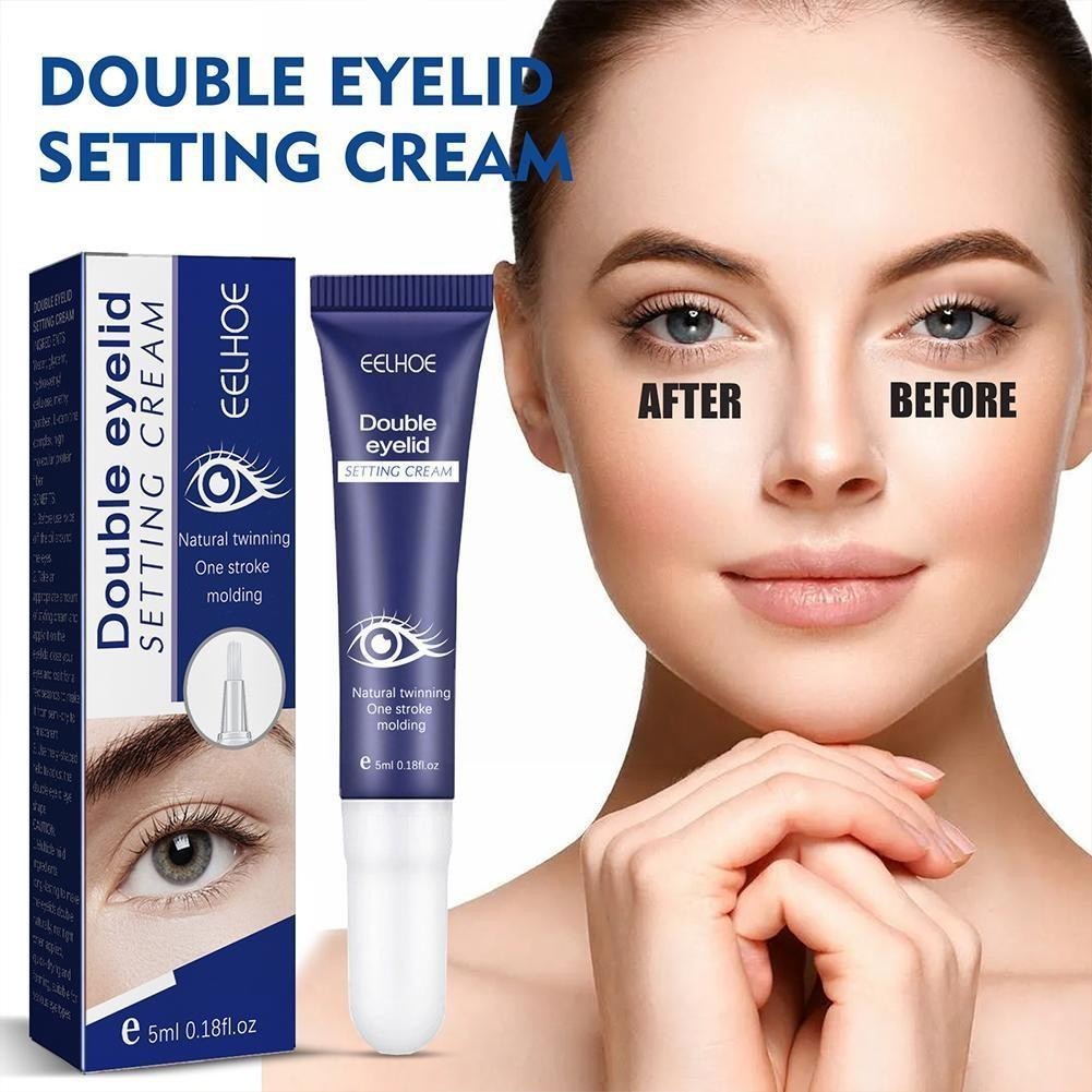 O Creme Mágico Para Levantar Pálpebras Duplas Define Olhos Inchados E Melhora Olheiras Com Essência anti-Reflexo