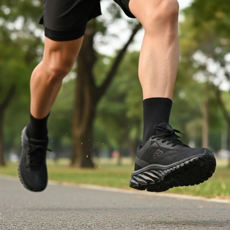 Tênis Confortável Masculino Dia a Dia Leve Respirável Caminhada Esportivo Antiderrapante Casual