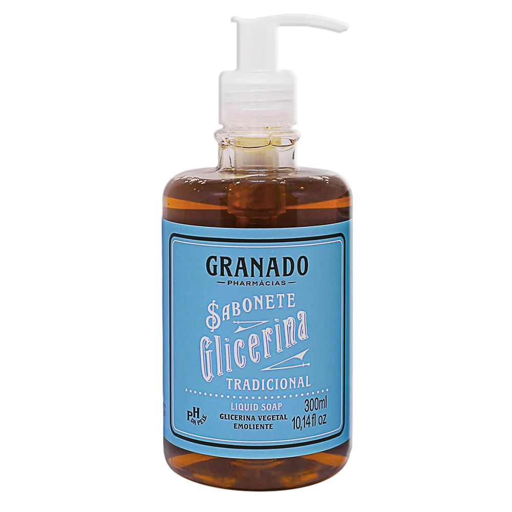Sabonete Líquido Granado Glicerina Tradicional 300ml em Oferta na Shopee