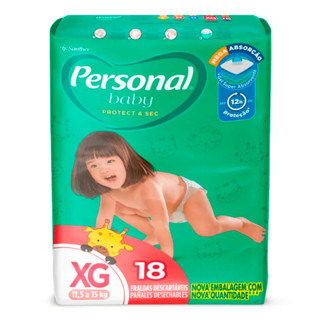 Fralda Personal Soft E Protect Jumbo XG Com 18 Unidades em Oferta na Shopee