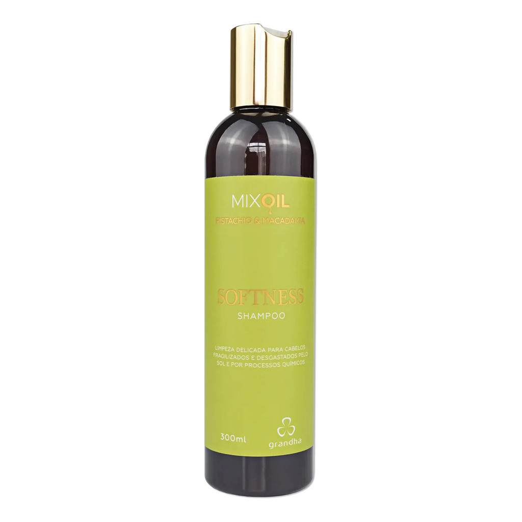 Grandha Mix Oil Pistachio & Macadamia Softness Shampoo 300ml