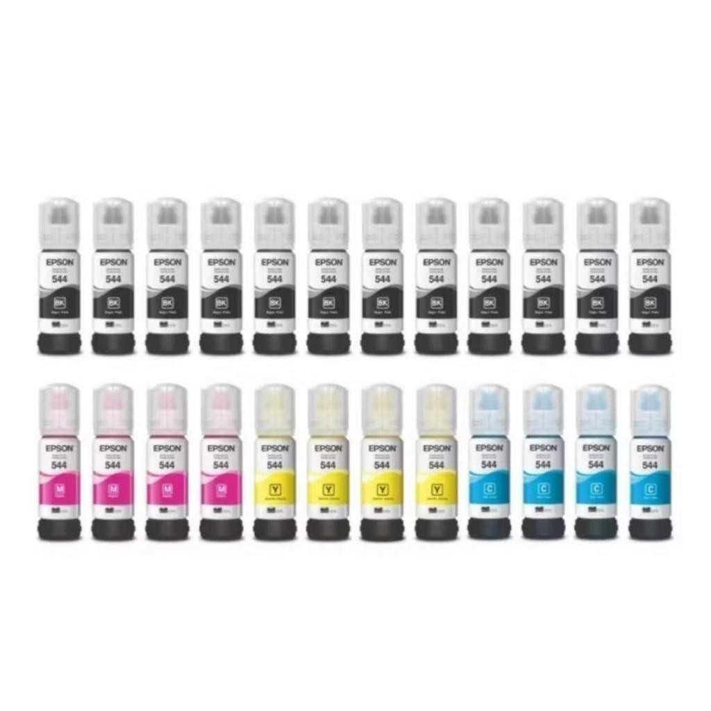 KIT 24 TINTA ORIGINAL EPSON T544 L3110 L3210 L3250 B Y C M