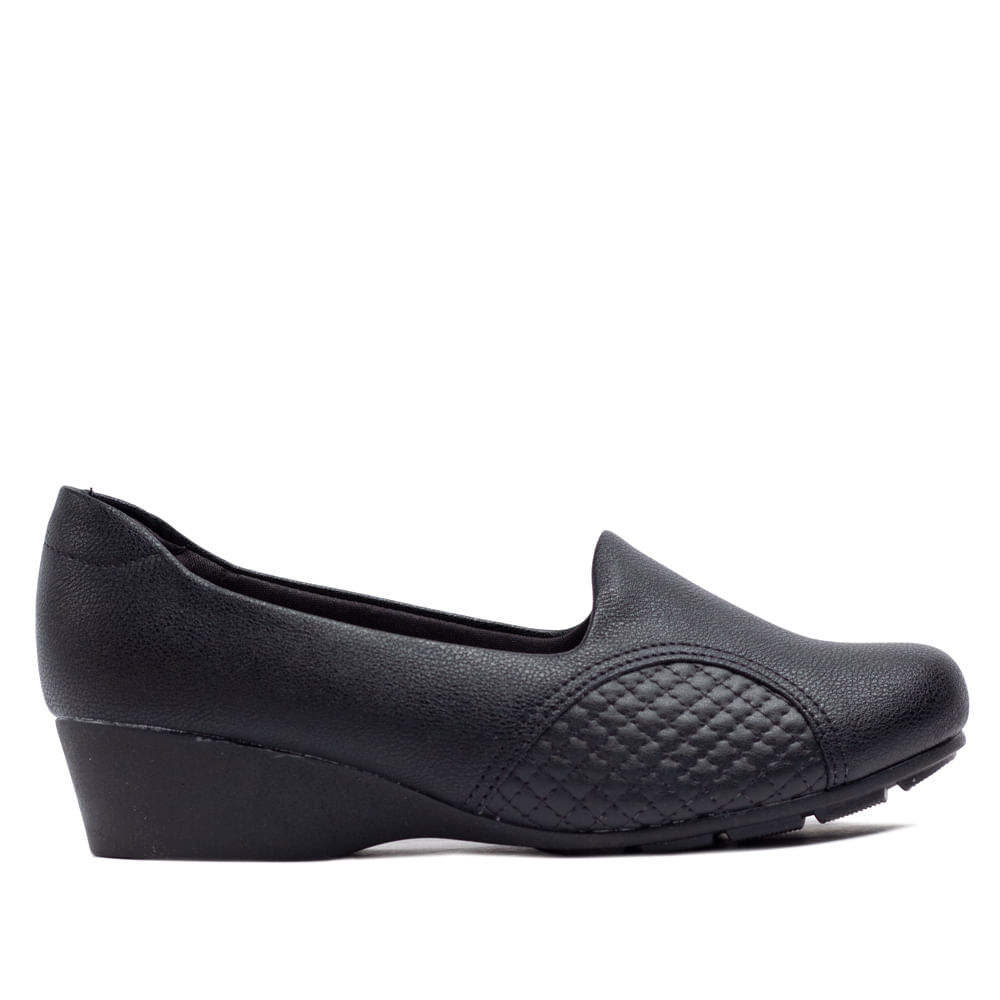 Sapato Feminino Modare Anabela Preto em Oferta na Shopee