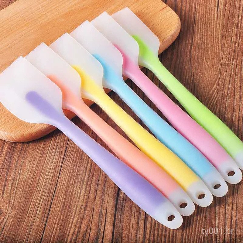 Utensílios de cozinha, raspador de silicone para massas, espátula antiaderente, utensílio resistente ao calor para bolos